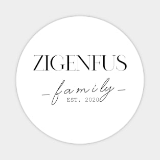 Zigenfus Family EST. 2020, Surname, Zigenfus Magnet